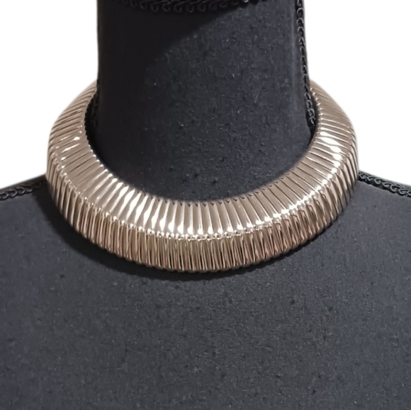 Les Bernard Jewelry - Vintage Omega Cobra Egyptian Revival Collar Chain Cleopatra